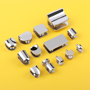 Clips en alliage de zinc pour vitrines, épaisseur 3-12 mm, accessoires de quincaillerie modernes et durables - Product Image 4