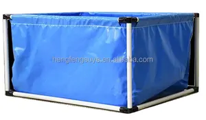 Collapsible And Portable High-quality Made Of PVC Coated Canvas Fish Pond