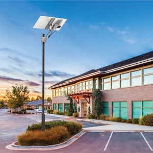 Lampadaire solaire LED à montage sur poteau, économie d'énergie, 400W, batterie LiFePO4 60Ah, IP67, pour route - Product Image 2