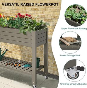 Fornitori di giardini sollevati di verdure in legno di abete giardino giardino idee - Product Image 4