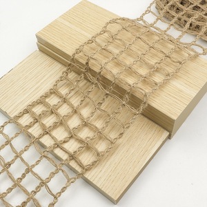 Natural Jute Woven Eco-Friendly Burlap <b>Ribbon</b> with Custom Pattern for Gift Wrapping and Wedding Decor - Product Image 6