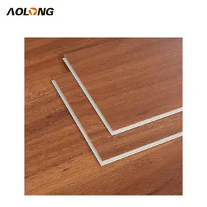 AOLONG High Quality Click Vinyl Flooring Healthy Thickness Interlocking Floating Pvc Vinyl Material Spc Flooring