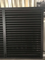 Prix d'usine, clôture en aluminium à lattes horizontales de haute qualité, personnalisée, pour la protection de la vie privée, panneau de clôture en aluminium à lamelles