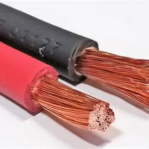 25mm 35mm2 50mm 70mm 95mm2 Rubber Insulation 2/0 1/0 Awg Flexible Copper Power Welding Cable