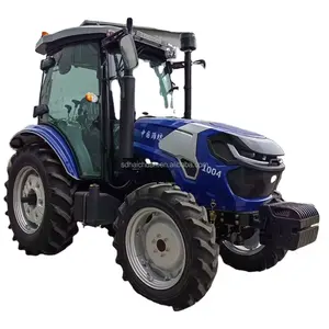 Chinese New Brand 4 Wheel Drive Mini Tractors for Farming 100hp with Chinese Small Engine