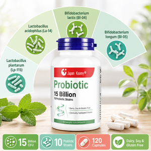 Suplemento Probiótico de Alta Calidad con 10 Cepas Probióticas, Apoya la Salud Digestiva para Adultos, Cápsulas Probióticas para el Cuidado de la Salud - Product Image 5