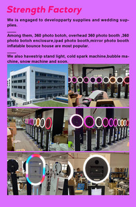 FTL Portable Indoor/Outdoor oval dslr and iPad Photo Booth machine with printer Flight Case Packaging for Wedding Party Event - Product Image 4
