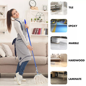 Bền bông nước lau với khả năng hấp thụ mạnh mẽ hiệu quả làm sạch mùa xuân-kẹp thiết kế sắt đầu và xử lý - Product Image 5