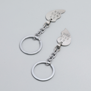 Новая Мода из нержавеющей стали в форме сердца брелок лучший друг навсегда лазерная резка Ювелирные изделия Подарки для Дружбы кольца - Product Image 5