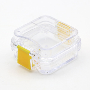 Dental Membrane Retainer Boxes Transparent Dental Crown Box Plastic Membrane Retainer Case plastic Denture Box