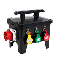 Caja de Distribución de Energía de Audio para Escenario, Sistema de Subestación de Control de Audio en Flight Case, 12 Canales, 24 Vías, OEM Personalizado