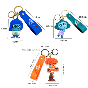 Nuevo <span class=keywords><strong>Anime</strong></span> figura de acción llavero cerebro agente equipo dibujos animados colgante anillo pequeño <span class=keywords><strong>Gif</strong></span> de cajas misteriosas - Product Image 5