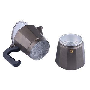 <span class=keywords><strong>Cafetera</strong></span> <span class=keywords><strong>cubana</strong></span> Moka Pot Espresso de 3 tazas para Gas, estufa eléctrica, <span class=keywords><strong>cafetera</strong></span> italiana clásica de aluminio, 6 tazas - Product Image 3