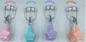 Juego de rizador de pestañas con forma de estrella, herramienta de maquillaje portátil de 4 colores para estilizar las pestañas - Product Image 3
