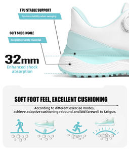 PGM XZ435 Bouton Sport Femmes Semelle Souple Hauteur Augmentant Antidérapant <span class=keywords><strong>Chaussures</strong></span> <span class=keywords><strong>De</strong></span> <span class=keywords><strong>Golf</strong></span> Dames <span class=keywords><strong>Chaussures</strong></span> <span class=keywords><strong>De</strong></span> <span class=keywords><strong>Golf</strong></span> - Product Image 6