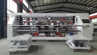 Máquina Eléctrica Semiautomática de Doble Pieza para Coser Cajas de Cartón Corrugado