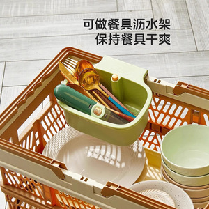 Kitchen Sink Strainer Rack Vegetable Drainer Dishwashing Basket Multi Functional ABS Material Hand Wash Only - Product Image 2