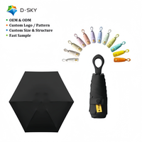 Parapluie pliable personnalisé avec logo, mini, léger, design pliable, imperméable, pour les partenaires commerciaux mondiaux