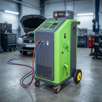 Máquina de Recuperación de Aire Acondicionado Automática R134a y R1234yf AMC-800A con Función de Pulsación y Recarga para Talleres de Reparación de Automóviles