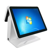 Venta Directa de Fábrica, Sistema POS con Pantalla Dual de 15.6 Pulgadas, Windows/Android, Todo en Uno, Punto de Venta, Caja Registradora para Comercio Minorista
