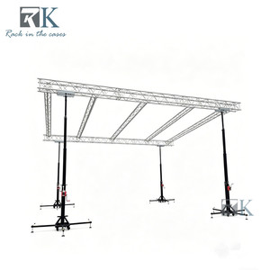Soporte de manivela de mano de 6m de servicio pesado Soporte de torre de iluminación de elevación al aire libre Venta - Product Image 1