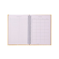 Carnet d'école de journal à couverture rigide pour planificateurs quotidiens d'affaires