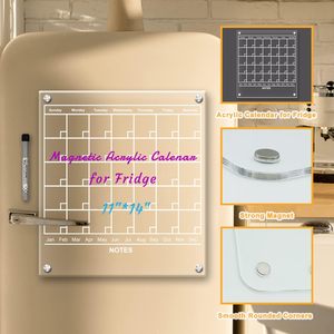 Pizarra Magnética Acrílica Transparente para Refrigerador, con Función de Marco para Fotos y Planificador Magnético - Product Image 5