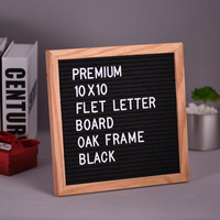 Lettres en feutre de bois noir avec cadre, pour mariage, bois, décoration de la maison, bak10