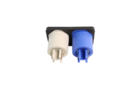 FCONNR PowerCon Ein- und Ausgangsbuchse IP65 Wasserdichter Power CON Anschluss für Bühnenbeleuchtung und Audiogeräte