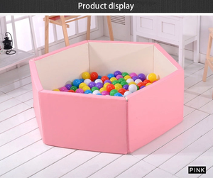 De plástico desmontable respetuoso del medio ambiente Rosa Parque seguridad niños bebé juego cerca - Product Image 3