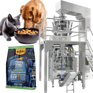 Machine d'emballage verticale multifonctionnelle automatique <span class=keywords><strong>pour</strong></span> aliments <span class=keywords><strong>pour</strong></span> animaux de compagnie, machine de pesage et d'emballage <span class=keywords><strong>pour</strong></span> aliments <span class=keywords><strong>pour</strong></span> chiens et chats - Product Image 1