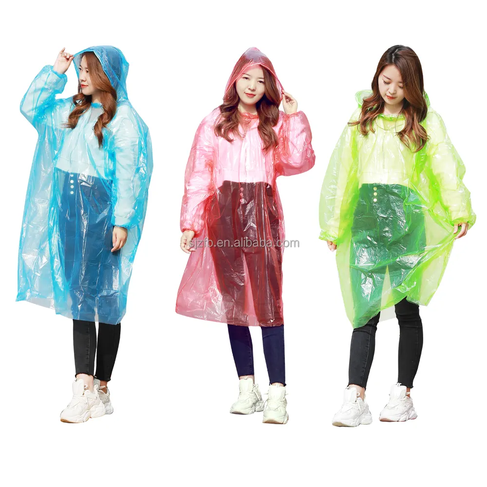 Amazon hot sale fashion disposable raincoat rain poncho