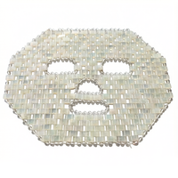 Masseur facial en jade Xiuyan véritable, outil de massage portable en pierre pour le soin lymphatique du visage et la relaxation