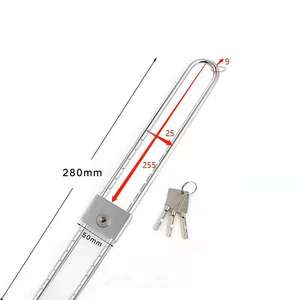 <span class=keywords><strong>Cadenas</strong></span> antivol pour vélo de route <span class=keywords><strong>VTT</strong></span>, 2 clés antivol sécurité moto Scooter antivol pour vélo - Product Image 5