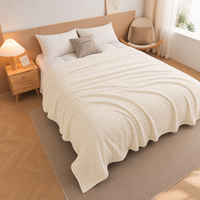 Plaid en flanelle doux et super chaud, lavable en machine, petite taille, pour canapé, maison, voyage, lit