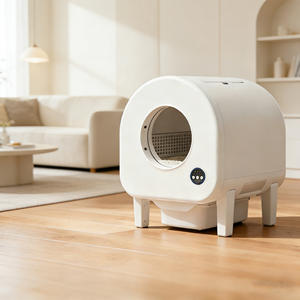 Inodoro automático para gatos de fábrica, inodoro eléctrico para gatos con sensor, fácil de limpiar, gran espacio, alta calidad - Product Image 1