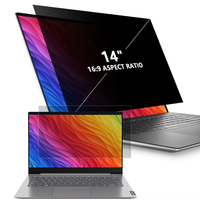 Protection d'écran pour ordinateur portable amovible 14-16 pouces, anti-espion, anti-reflet, HD, transparente, en PET, filtre de confidentialité, dureté 3H, imperméable pour PC