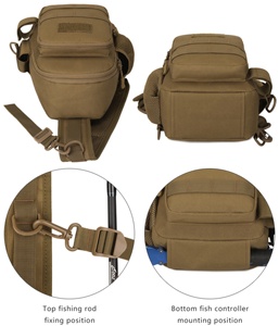 ระบบลอกคราบตกปลากันน้ำกระเป๋าคาดอกแบบยุทธวิธีสะพายไหล่ขนาดกะทัดรัดลายพรางสำหรับเดินทาง - Product Image 6