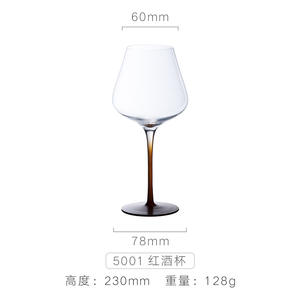 Gobelet en cristal fait main <span class=keywords><strong>rouge</strong></span> noir bordeaux Verre à <span class=keywords><strong>vin</strong></span> <span class=keywords><strong>rouge</strong></span> avec logo personnalisé Design moderne - Product Image 6