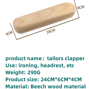 Accessoires pour fer à repasser, fer à vapeur pour lisser les coutures, queue de fer à repasser en bois, pointe de tailleur, presse-pieds, outils de couture - Product Image 6