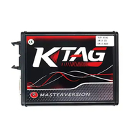 Programmeur ECU KTAG V7.020 Master - Tokens illimités, version carte rouge UE, prend en charge plus de 100 protocoles automobiles