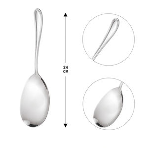 Juego de 3 Servidores de Arroz de Acero Inoxidable de Primera Calidad con Mango de Acabado Pulido, Aptos para Lavavajillas - Product Image 6