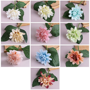 CallaFloral Dahlia Artificiel à Tige Unique en Tissu Tressé pour Décoration Intérieure, Bouquet et Décoration de Mariage - Product Image 3