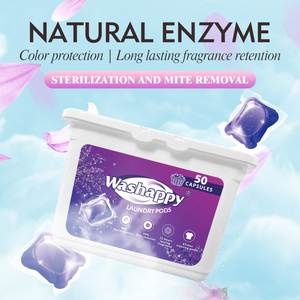 Perles de <span class=keywords><strong>lessive</strong></span> parfumées à la lavande aux enzymes naturelles, à parfum longue durée, avec stérilisation et élimination des acariens - Product Image 2