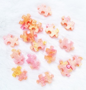 8.5x13.5mm màu hồng "Câu Đố" nhựa hạt keo trên ngón tay móng tay và flatback đục hạt keo trên Stud bông tai như trang trí nóng bán - Product Image 6