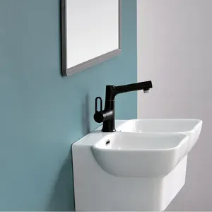 陶瓷浴室壁挂洗手盆两件式洗手盆浴室水槽