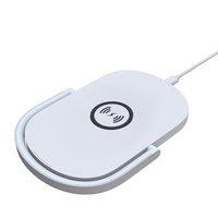 Chargeur sans fil multifonction trois-en-un avec veilleuse et support pour téléphone portable, cadeau promotionnel pour le bureau