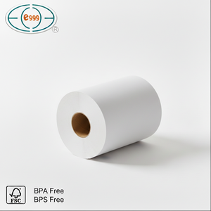 Rollos de papel térmico para caja registradora POS de buena calidad, papel térmico para recibos de 48 gsm, rollo de papel térmico de 80 x 80, etiqueta adhesiva térmica. - Product Image 1