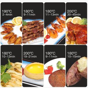 >6L 2400W 2022 Smart LCD Display Pink Custom Oil Free Electric Air Fryer Automatic Power Non-Stick Surface for Household RV Use - Product Image 3