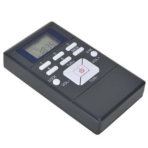 Radio FM de Bolsillo OEM, 60-108MHz, Digital Estéreo, 5 Estaciones de Memoria, con Bloqueo, Audífonos Incluidos, Portátil para Transmisiones de Eventos - Product Image 1